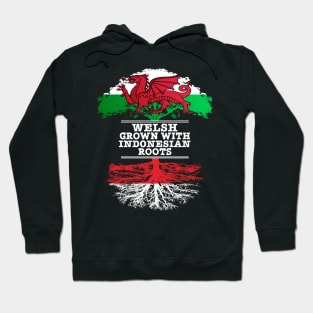 Welsh Grown With Indonesian Roots - Gift for Indonesian With Roots From Indonesia Hoodie